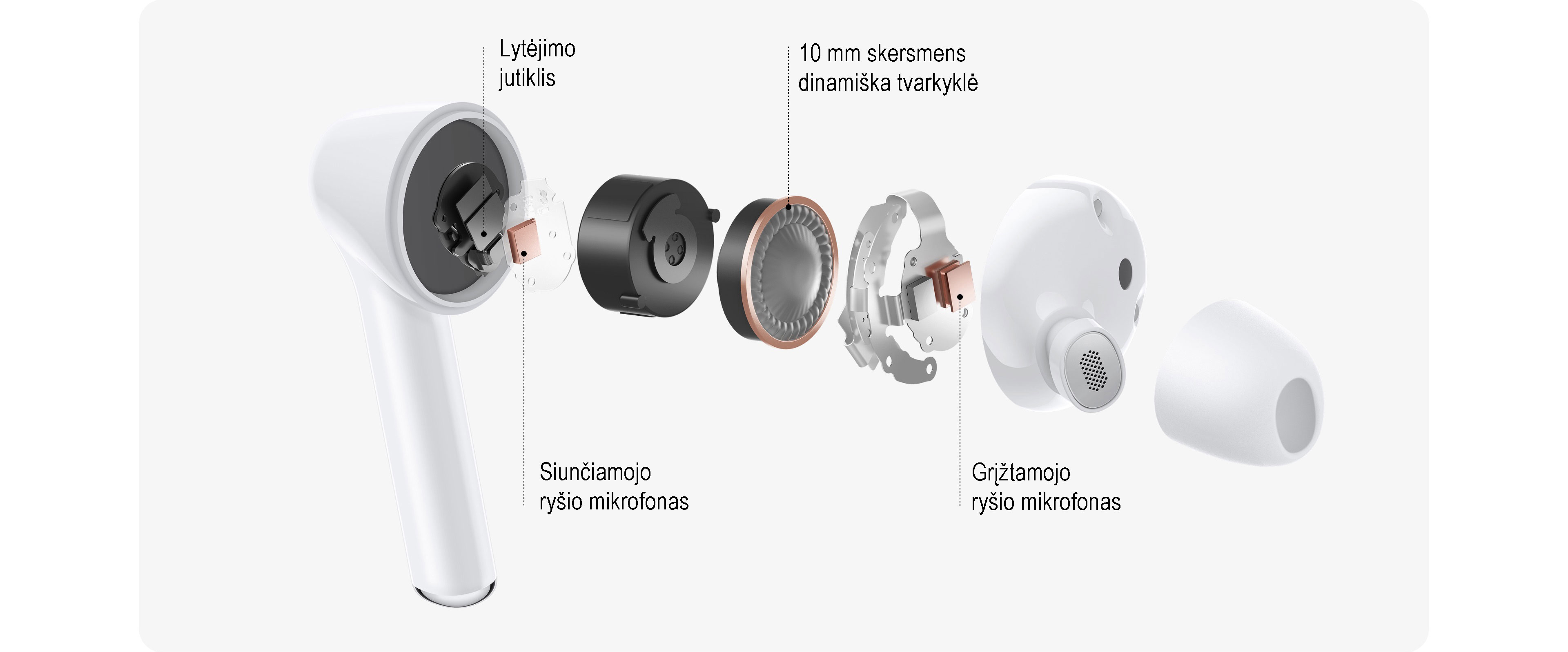 HUAWEI FreeBuds 3i Juodas [kabellose Ausinės, Bluetooth 5.0, 10mm Lautsprecher]