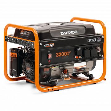 Benzininis vienfazis generatorius DAEWOO GDA 3500 3,2kW aprašymas - Prekės nuotrauka