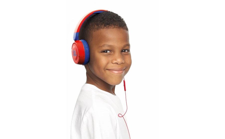JBL Kids JR310 ausinės , Raudonos/Mėlynos spalvos aprašymas - Prekės nuotrauka