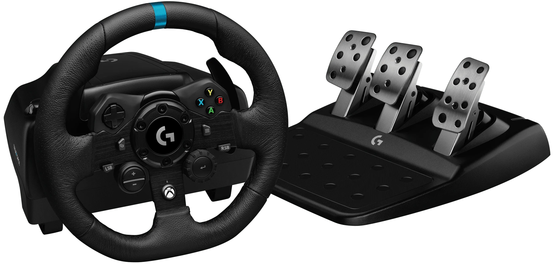 Logitech G923 TRUEFORCE simuliacinis lenktynių vairas su pedalais, skirtas Xbox Series X/S /Xbox One/PC aprašymas - Prekės nuotrauka