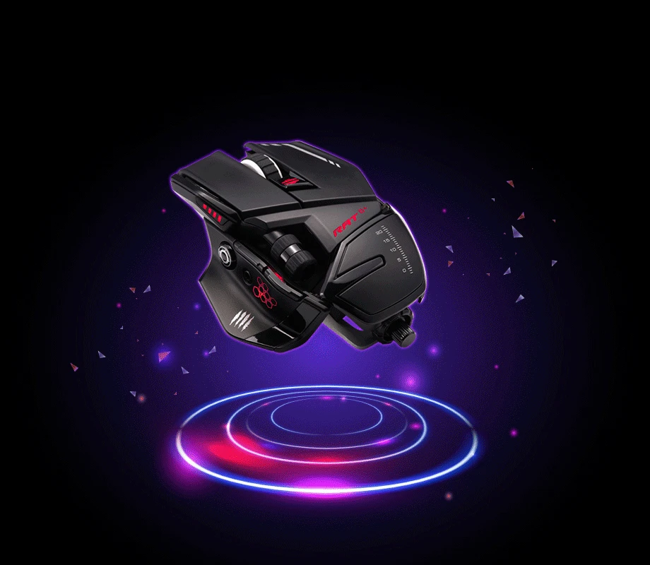 Žaidimų pelė  Mad Catz R.A.T. 6+ aprašymas - Prekės nuotrauka