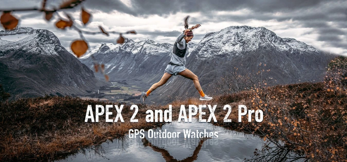 Išmanusis laikrodis Coros Apex 2, SIdabrinės spalvos korpusas su pilkos spalvos dirželiu aprašymas - Prekės nuotrauka
