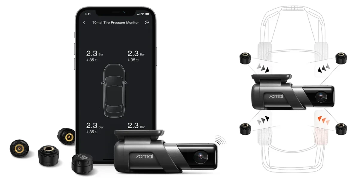 Vaizdo registratorius 70mai Dash Cam M500 32GB (M50032G) aprašymas - Prekės nuotrauka