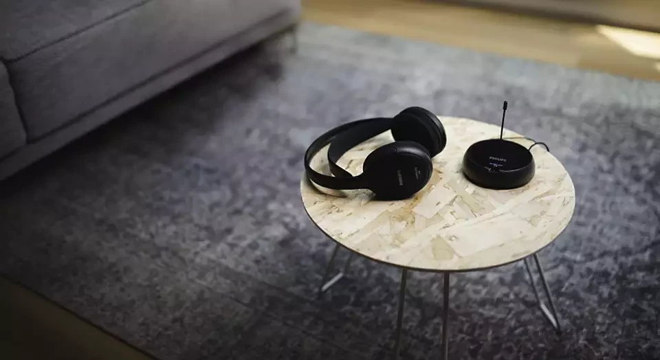 Belaidės HiFi ausinės Philips SHC5200/10, Juodos aprašymas - Prekės nuotrauka