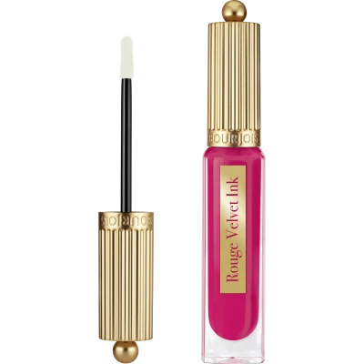 BOURJOIS Paris Rouge Velvet Ink Lūpdažis Moterims 3,5 ml, 07 FUSHIA CHA CHA aprašymas - Prekės nuotrauka