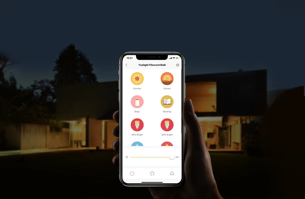 Xiaomi Yeelight Smart LED lemputė 700lm, 6W, 2700K Mi Smart Home aprašymas - Prekės nuotrauka