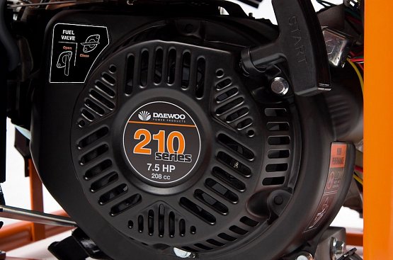 Benzininis vienfazis generatorius DAEWOO GDA 3500 3,2kW aprašymas - Prekės nuotrauka