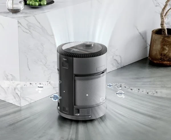 Ecovacs Air AIRBOT Z1 oro drėkintuvas ir valytuvas, Juodas aprašymas - Prekės nuotrauka