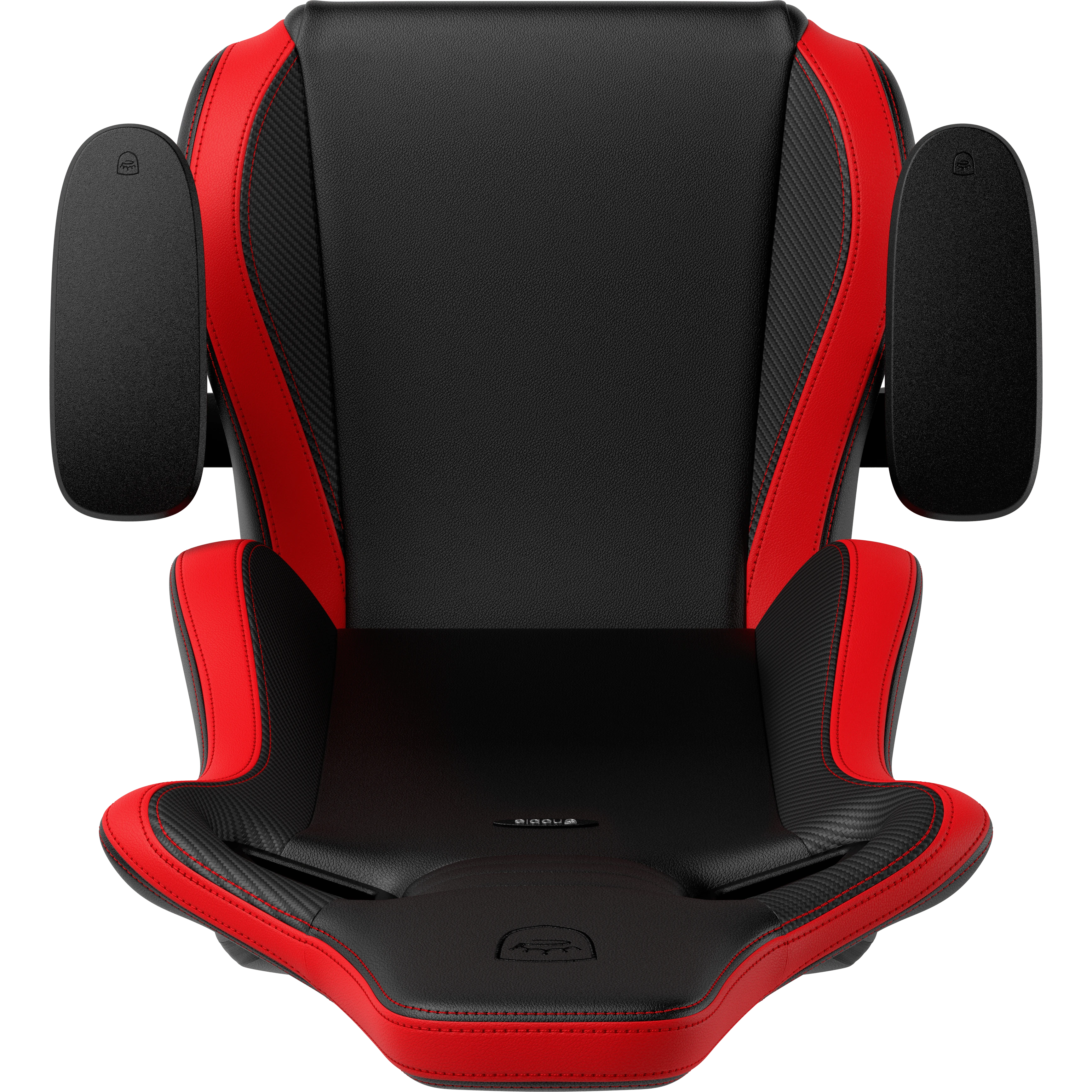 Žaidimų kėdė Noblechairs EPIC Comapct Gaming Chair, Juoda/Carbon/Raudona aprašymas - Prekės nuotrauka