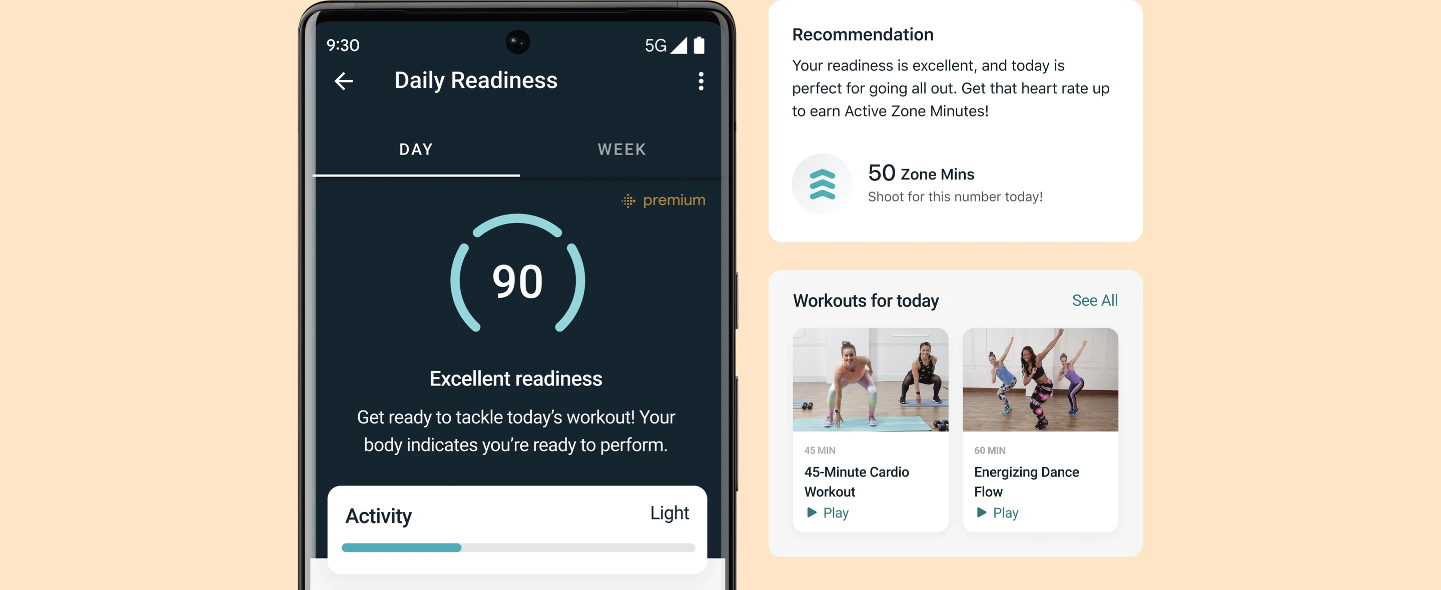 Išmanusis laikrodis Fitbit Versa 4, Platinos spalvos korpusas su melsvos spalvos silikoniniu dirželiu aprašymas - Prekės nuotrauka