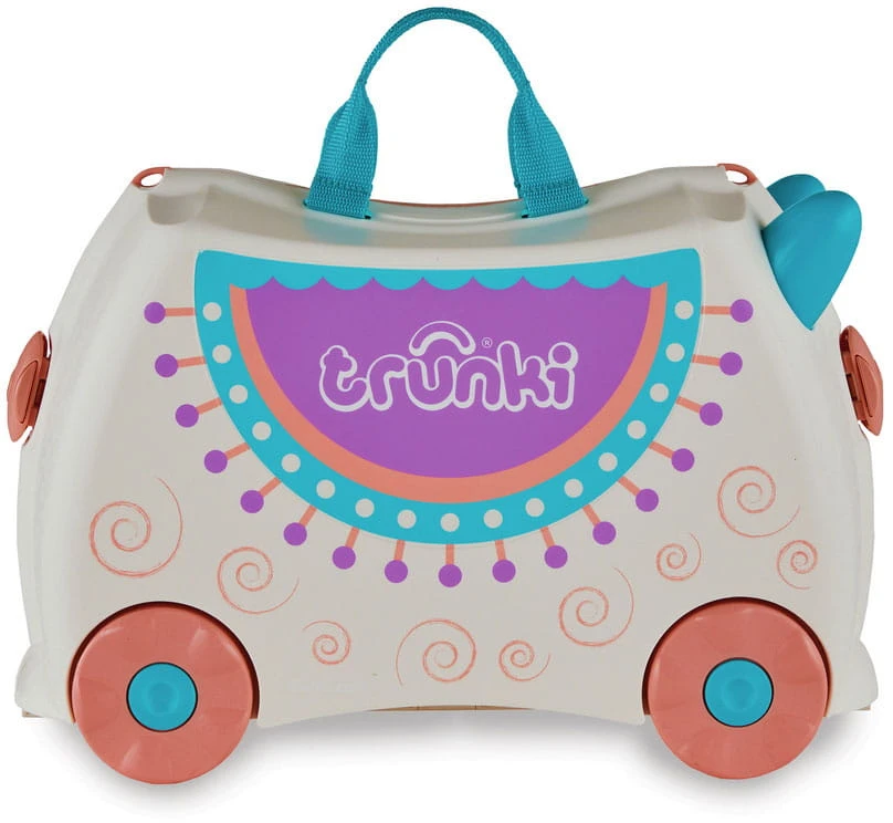 Trunki kelioninis lagaminas su ratukais vaikams | Lama Lola aprašymas - Prekės nuotrauka
