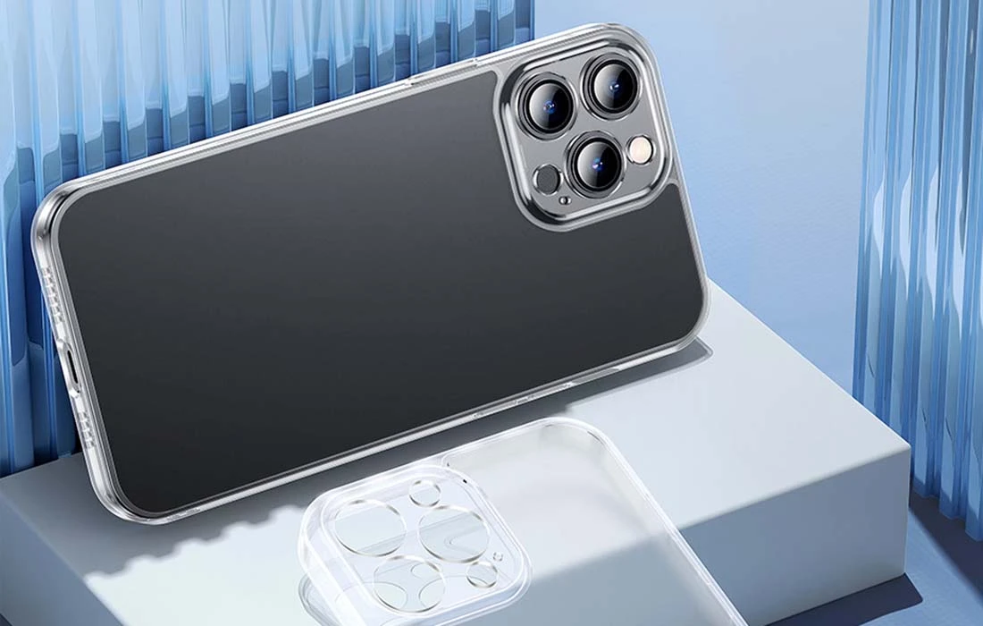 Baseus matinio stiklo dėklas, skirtas iPhone 13 Pro Max (skaidrus) aprašymas - Prekės nuotrauka
