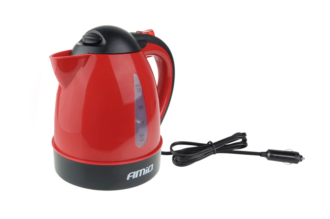 Amio Automobilinis virdulys 1000ml 12V 150W - Raudonas aprašymas - Prekės nuotrauka