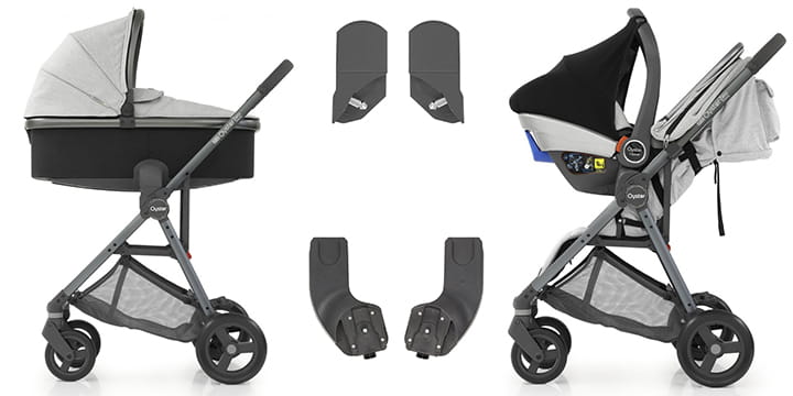 Baby Style Oyster Zero Gravity - judrus vaikiškas vežimėlis | Pilkos spalvos aprašymas - Prekės nuotrauka