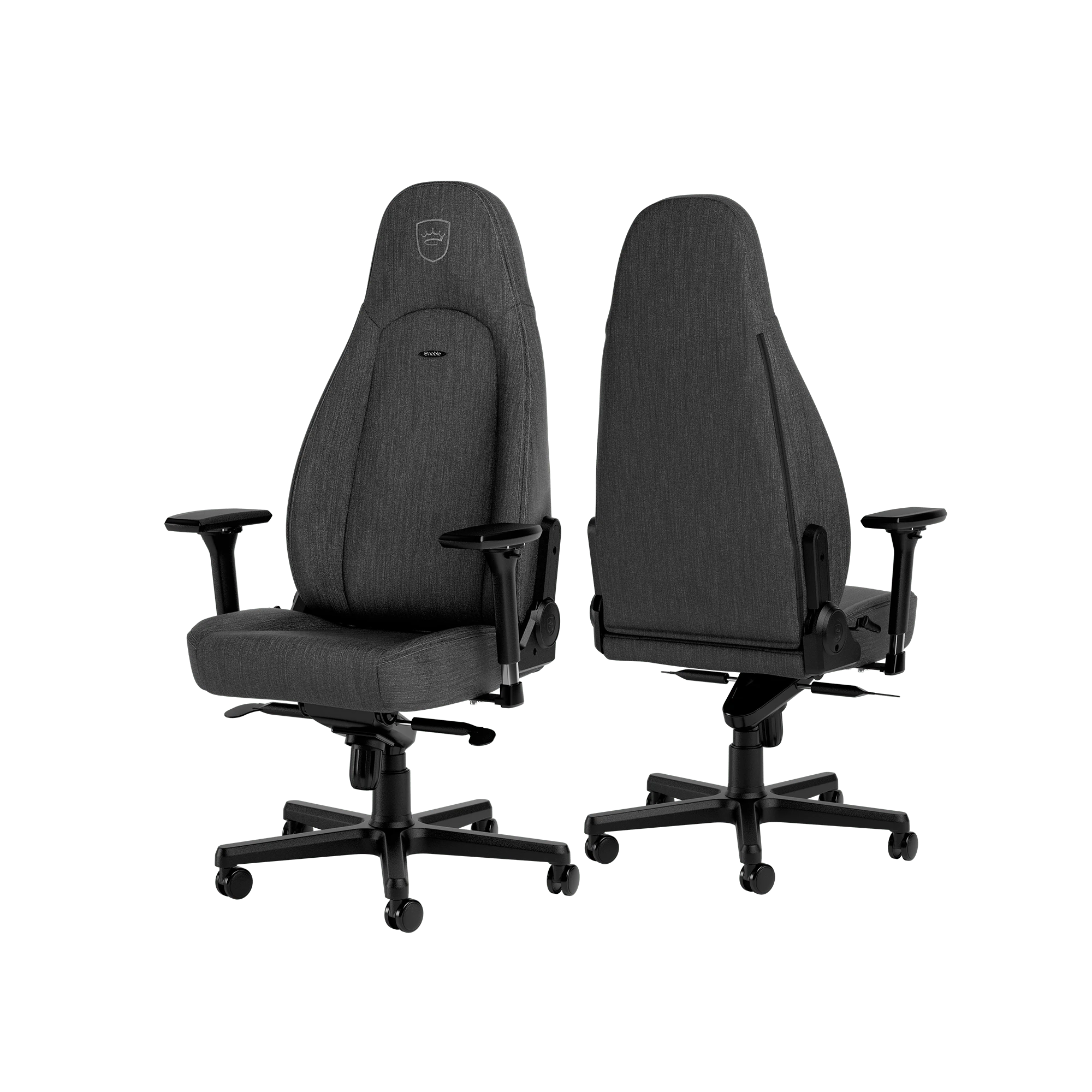 Žaidimų kėdė Noblechairs ICON TX Fabric Gaming Chair aprašymas - Prekės nuotrauka