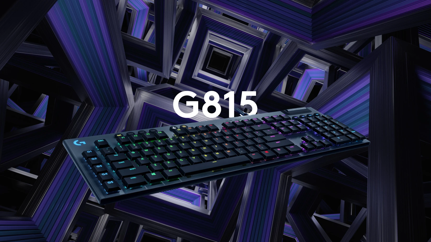 Mechaninė Žaidimų Klaviatūra Logitech G815 RGB Lightsync, GL Linear, US išdėstymas aprašymas - Prekės nuotrauka