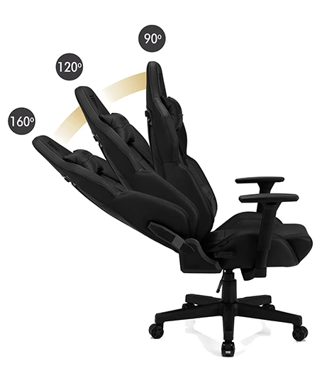 Žaidimų kėdė Sense7 Sentinel Gaming Chair, Juoda aprašymas - Prekės nuotrauka