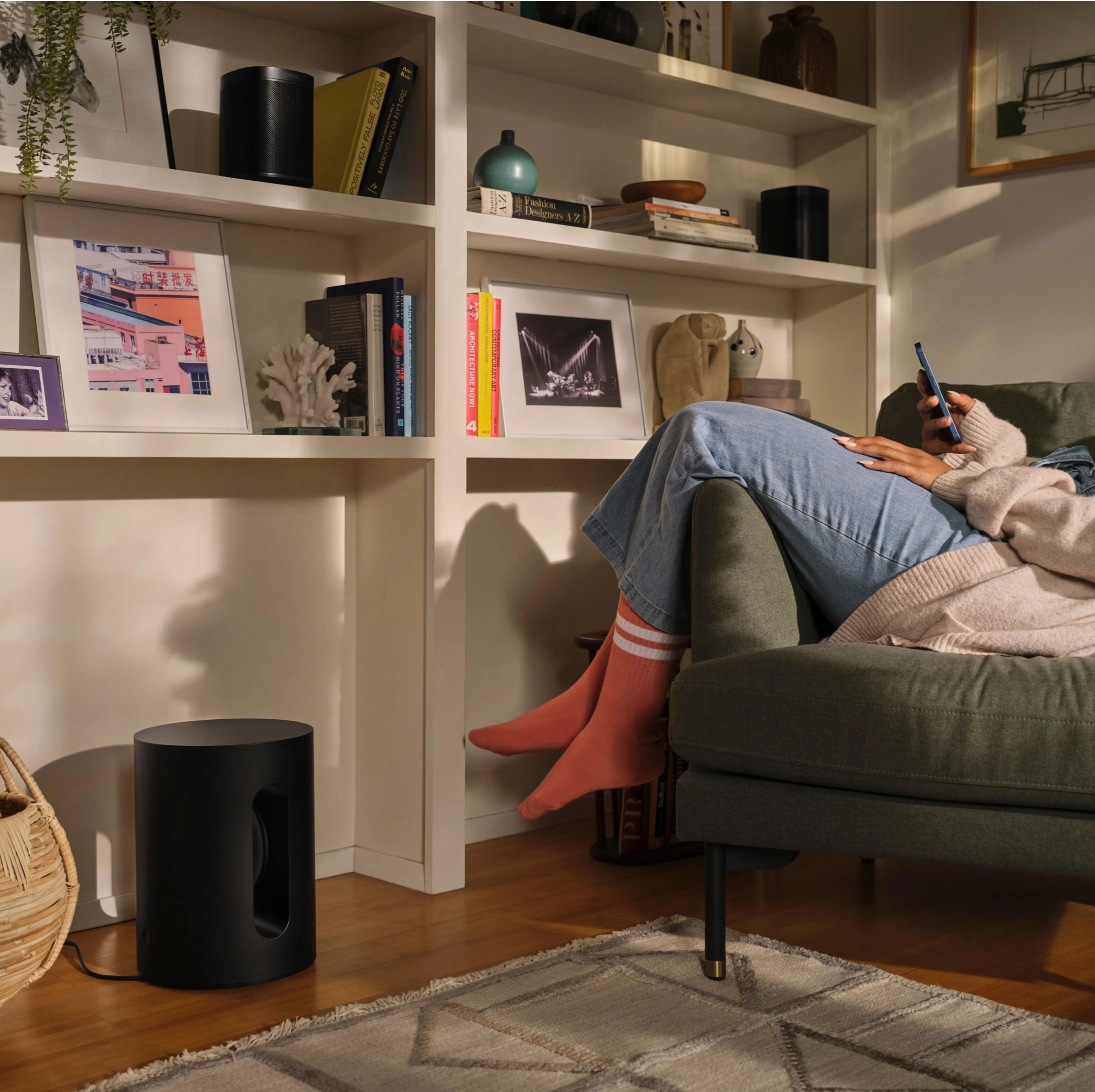 Belaidė Žemų dažnių kolonėlė Sonos Sub Mini, Baltos spalvos aprašymas - Prekės nuotrauka