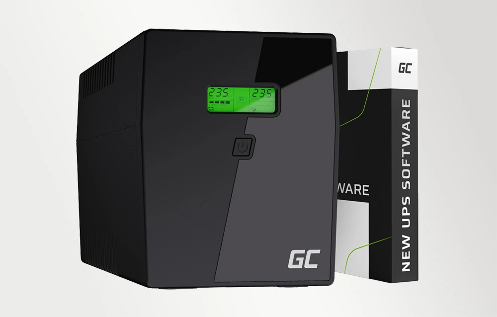 Green Cell Žalias Cell GREENCELL UPS Power Proof 1500VA 900W aprašymas - Prekės nuotrauka