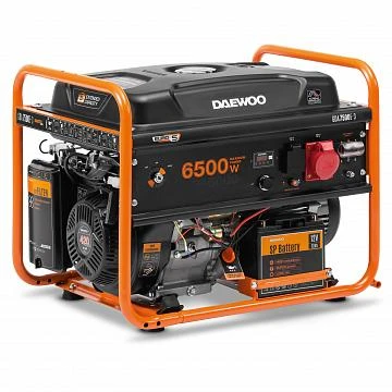 Daewoo benzininis generatorius GDA 7500E-3 6500W 3 fazės aprašymas - Prekės nuotrauka