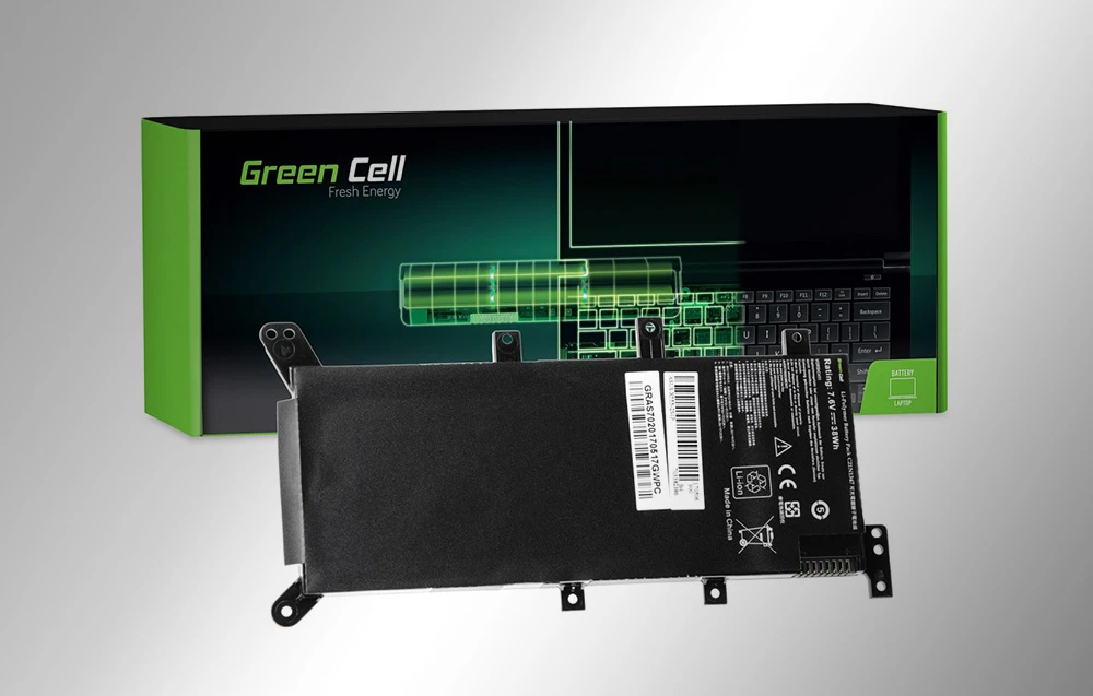 GREENCELL AS70 Baterija C21N1347, skirta Asus A555 A555L F555 F555L F555LD K555 K555L K55 aprašymas - Prekės nuotrauka