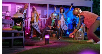 Philips Hue Taškinis lauko šviestuvas Lily (Baltas ir spalvotas) aprašymas - Prekės nuotrauka