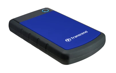 Išorinis kietasis diskas Transcend 25H3B 2.5'' 1TB USB3, Triguba smūgių slopinimo sistema aprašymas - Prekės nuotrauka