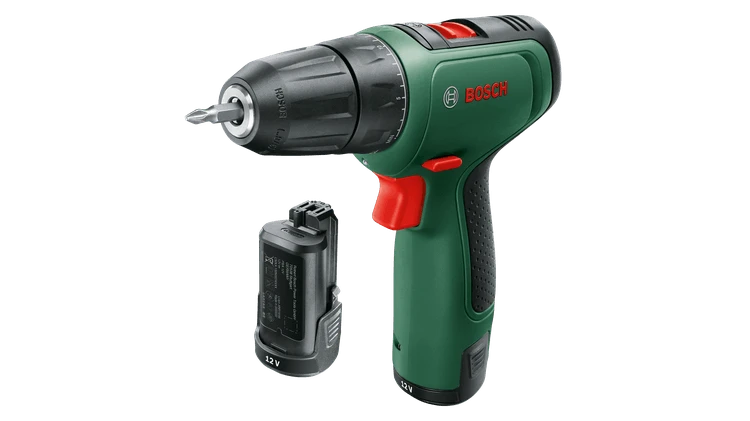 Bosch EasyDrill 1200 (2x1,5 akumuliatoriai) Akumuliatorinis dviejų greičių gręžtuvas - suktuvas aprašymas - Prekės nuotrauka