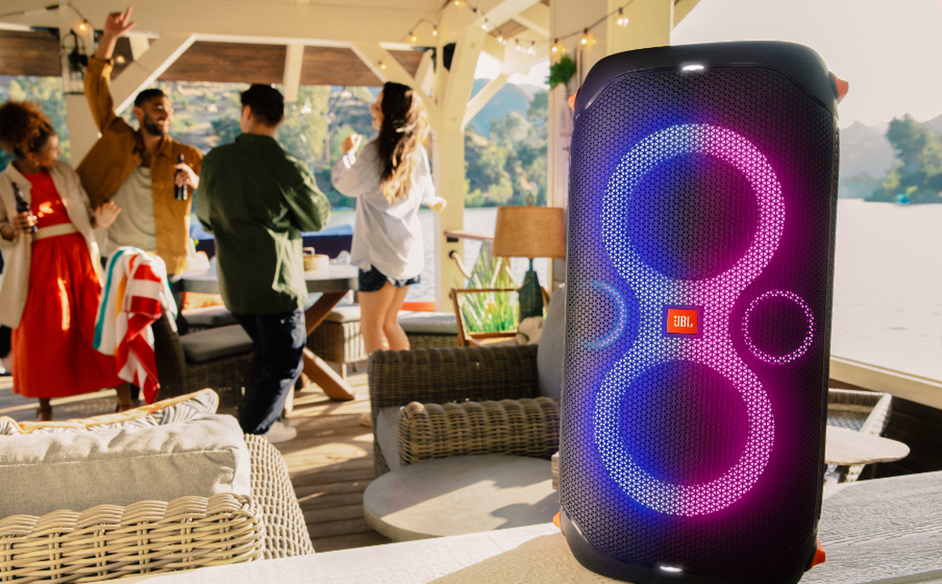 JBL Partybox 110 nešiojama kolonėlė, Juodos spalvos aprašymas - Prekės nuotrauka