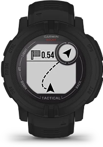 Išmanusis laikrodis Garmin Instinct 2 Solar Tactical Edition, Juodos spalvos aprašymas - Prekės nuotrauka