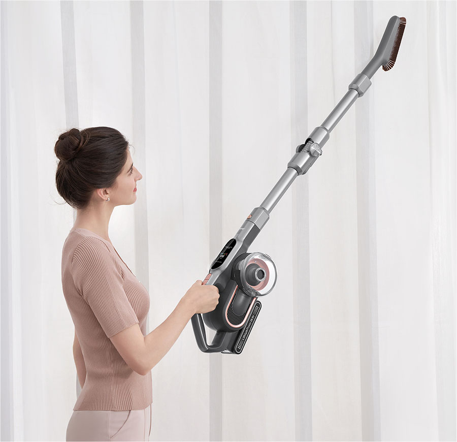 Dulkių siurblys Jimmy H10 Pro Cordless, Pilkos spalvos aprašymas - Prekės nuotrauka