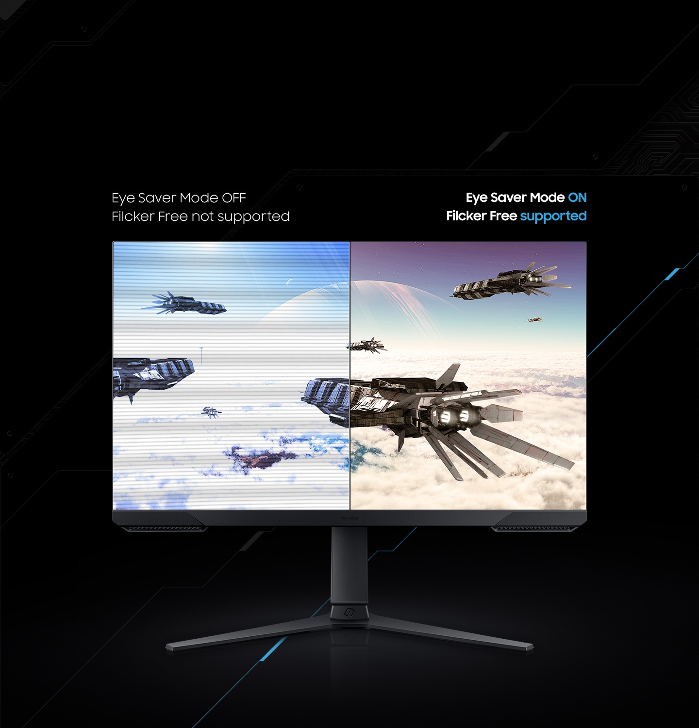 Monitorius Samsung Odyssey G3 S27AG304NR/Gaming/FHD(1920x1080)/144Hz/1ms/16:9/HDMI DisplayPort VESA Pivot aprašymas - Prekės nuotrauka