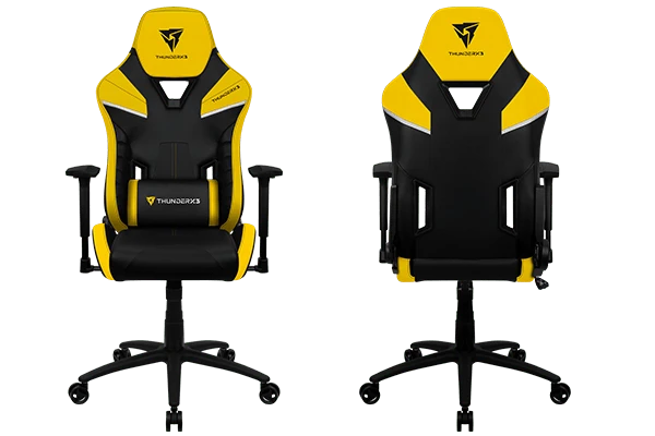 Žaidimų kėdė ThunderX3 TC5 Gaming Chair, Juoda-geltona aprašymas - Prekės nuotrauka