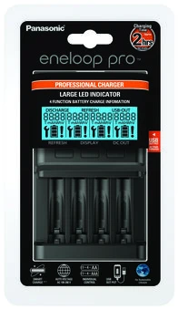 Kroviklis Panasonic ENELOOP Pro BQ-CC65E, 2 val aprašymas - Prekės nuotrauka