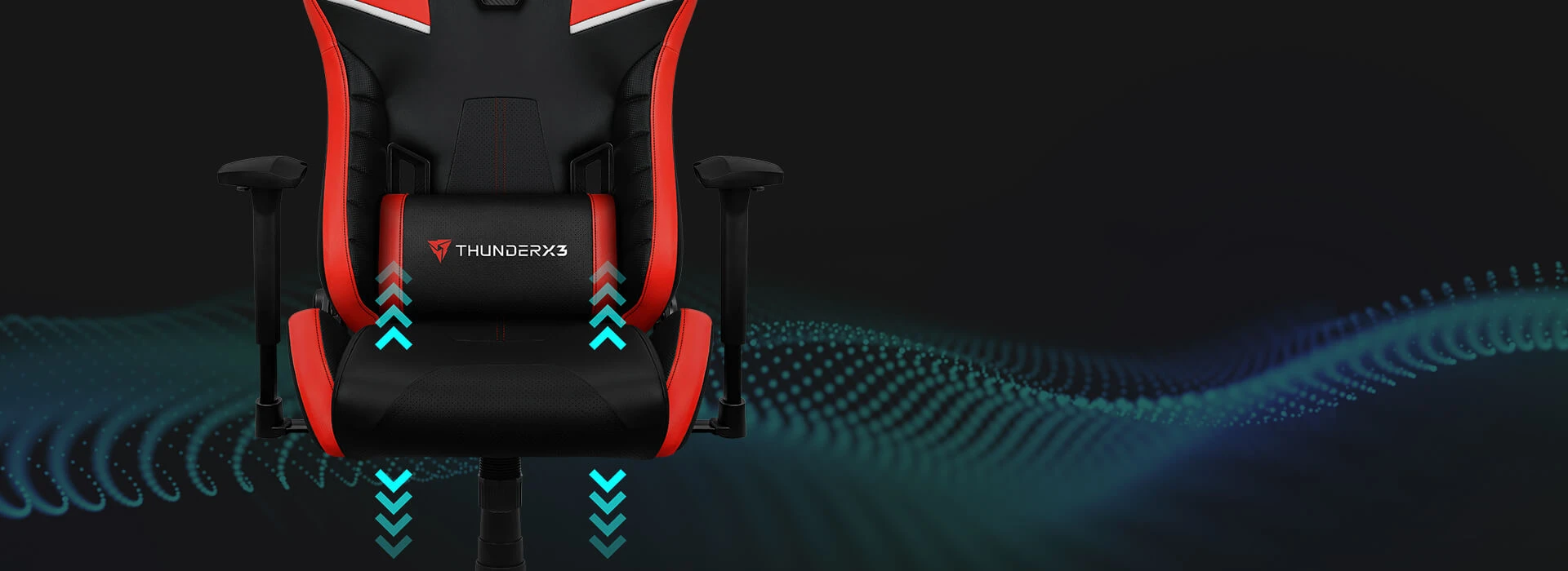 Žaidimų kėdė ThunderX3 TC5 Gaming Chair, Juod aprašymas - Prekės nuotrauka