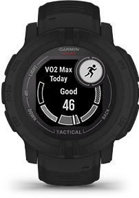 Išmanusis laikrodis Garmin Instinct 2 Solar Tactical Edition, Juodos spalvos aprašymas - Prekės nuotrauka