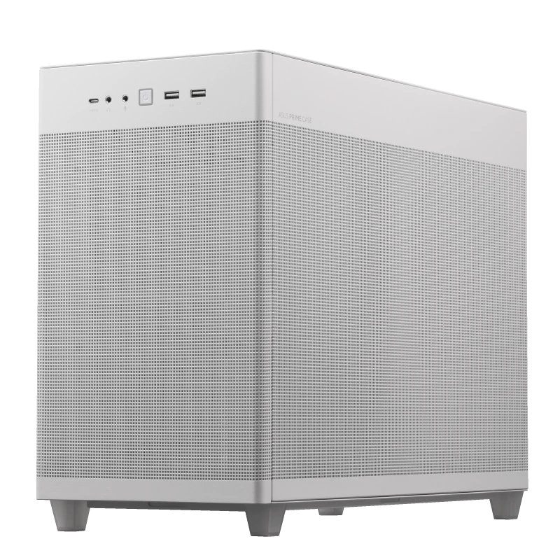 Kompiuterio korpusas ASUS Prime AP201 MicroATX Case/Baltos spalvos aprašymas - Prekės nuotrauka