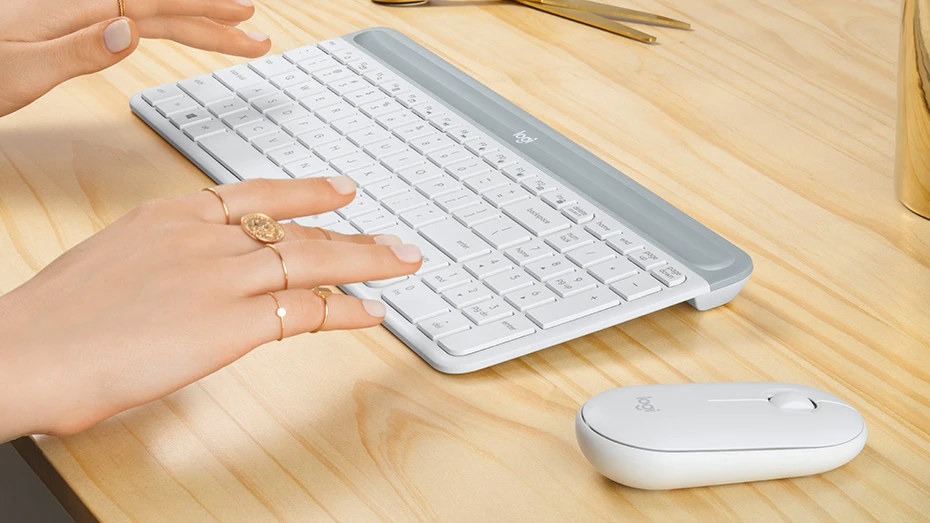 Logitech MK470 Slim Wireless Combo, belaidė klaviatūra ir pelė, US išdėstymas, Grafito spalvos aprašymas - Prekės nuotrauka