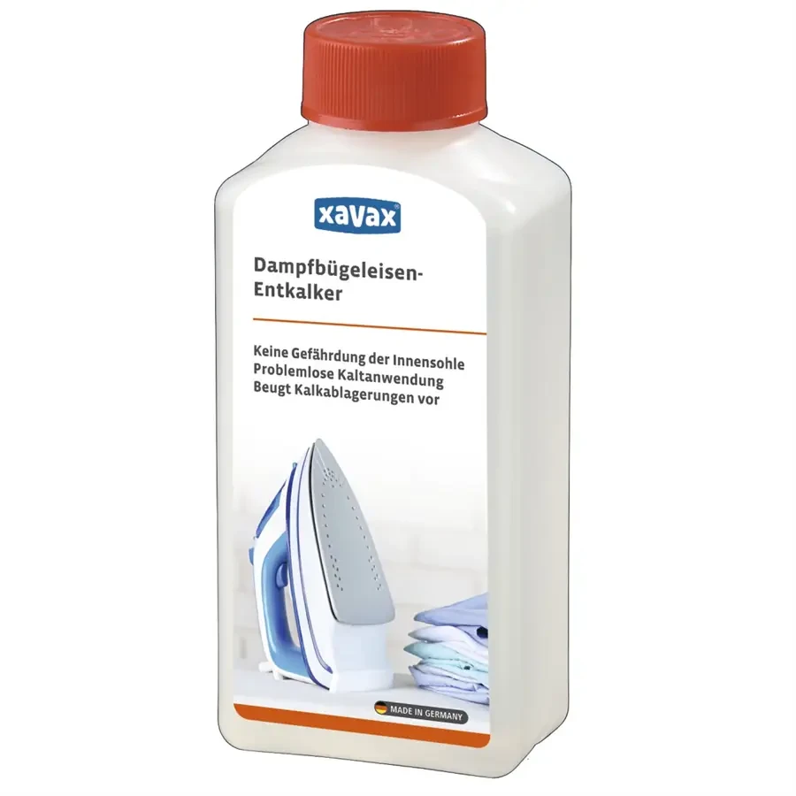 Xavax kalkių šalinimo priemonė gariniams lygintuvams, 250 ml aprašymas - Prekės nuotrauka