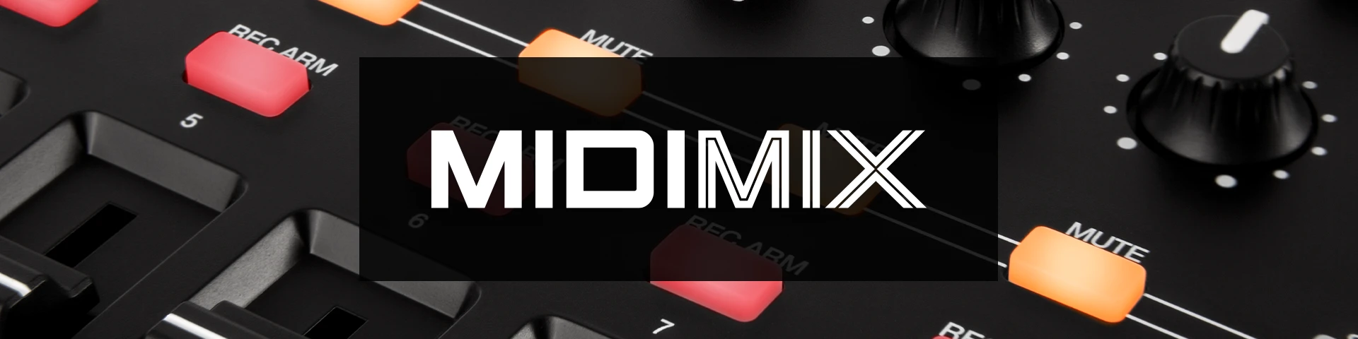 Midi kontroleris  AKAI MIDIMIX, Juodas aprašymas - Prekės nuotrauka