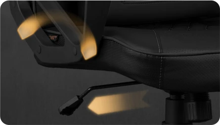Žaidimų kėdė Sense7 Knight Gaming Chair, Juoda aprašymas - Prekės nuotrauka
