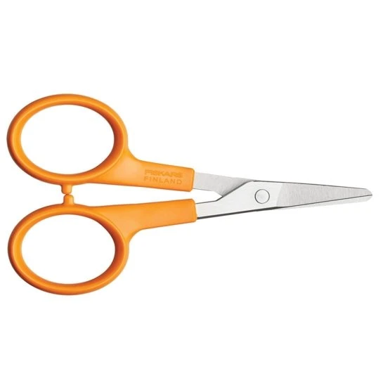 Fiskars Žirklės manikiūrui apvaliais galais, 10 cm 1003028 aprašymas - Prekės nuotrauka