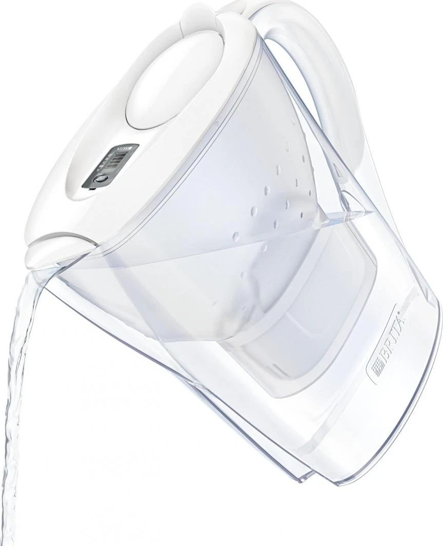 Vandens filtravimo ąsotis BRITA Marella 2.4L, baltas su vandens filtru MAXTRA+ 1 vnt. aprašymas - Prekės nuotrauka
