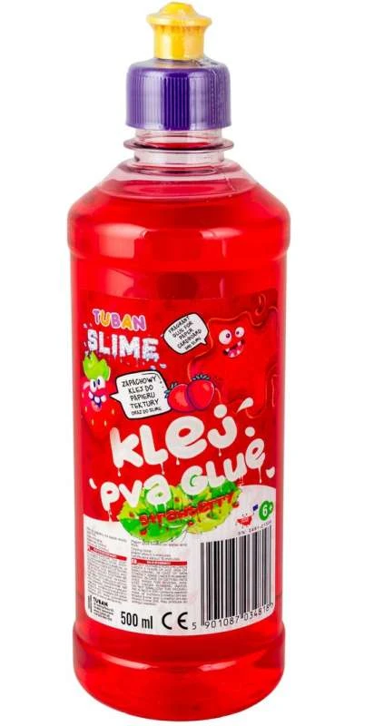 Tuban PVA klijai – Braškių kvapo raudoni - 500 ml ( TU3481 ) aprašymas - Prekės nuotrauka