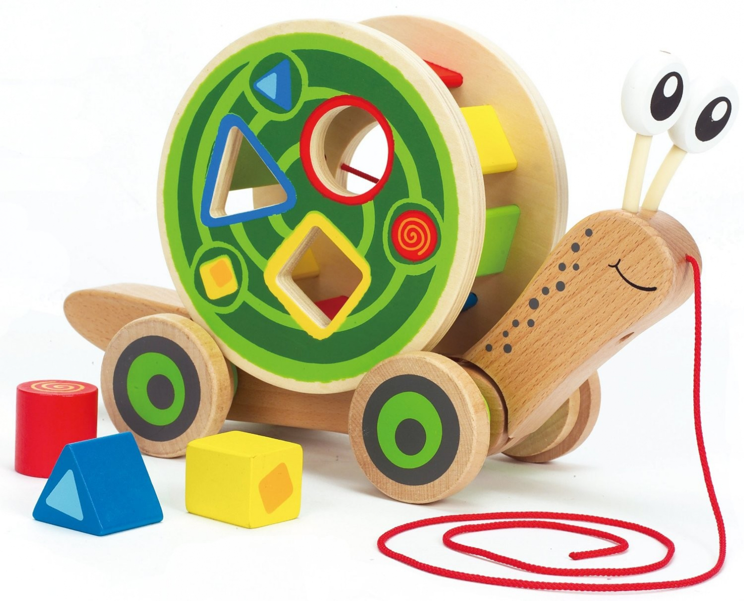 HAPE rūšiuoklis Sraigė traukiamas virvele, E0349 aprašymas - Prekės nuotrauka