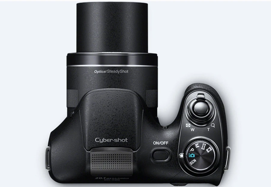 Sony Cyber-shot DSC-H300 Bridge camera, 20.1 MP, Optical zoom 35 x, Digital zoom 2 x, ISO 3200, Ekranas diagonal 7.62 cm, Video recording, Juodas aprašymas - Prekės nuotrauka