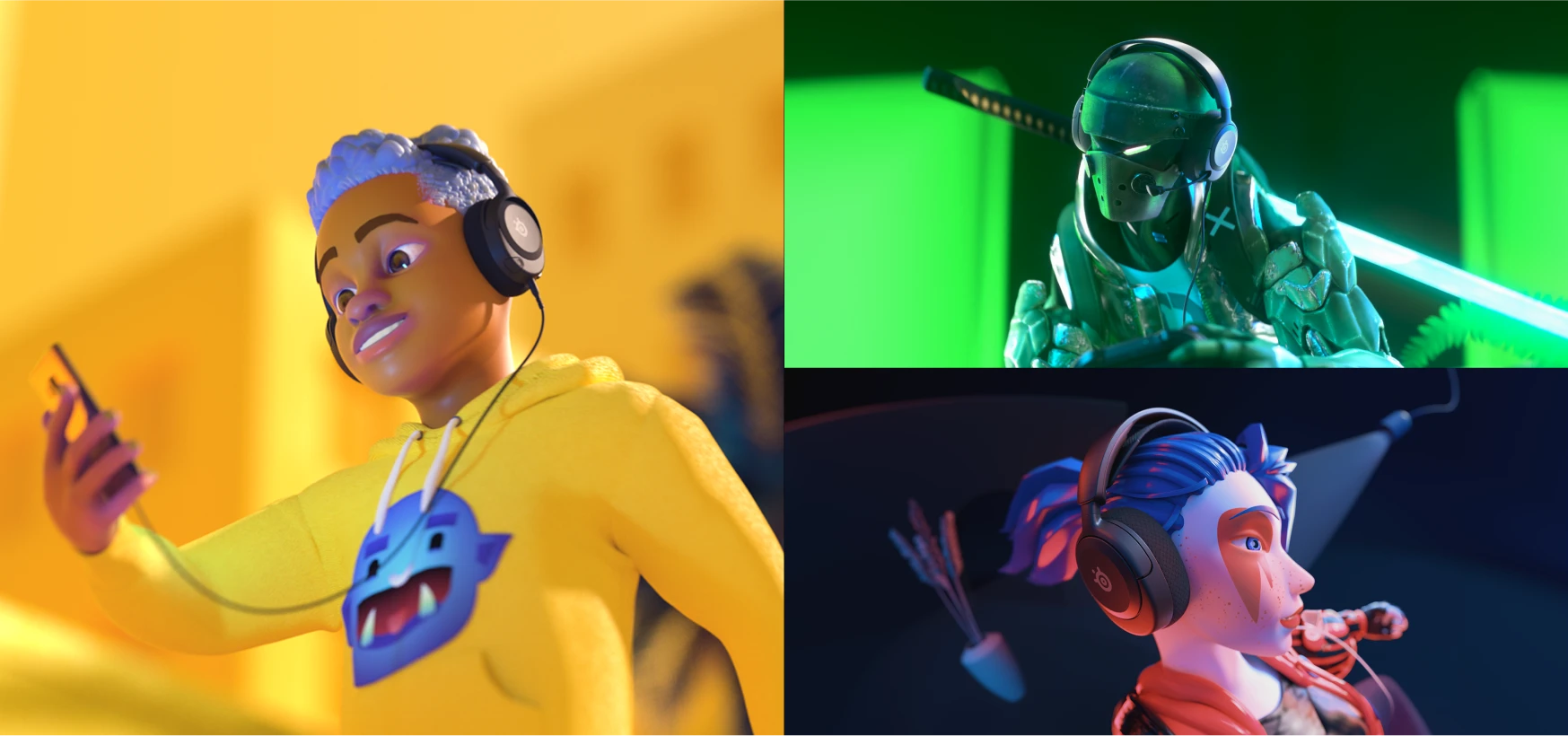 Ausinės žaidimams su mikrofonu SteelSeries Arctis Nova 1P Over-Ear, Juodos spalvos aprašymas - Prekės nuotrauka