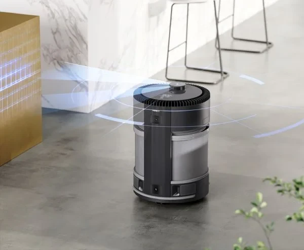 Ecovacs Air AIRBOT Z1 oro drėkintuvas ir valytuvas, Juodas aprašymas - Prekės nuotrauka