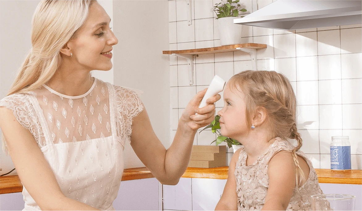 Bekontaktis termometras iHealth PT3, Baltos spalvos aprašymas - Prekės nuotrauka