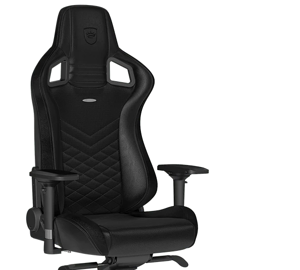 Žaidimų kėdė Noblechairs EPIC PU-Leather Gaming Chair, Juoda-mėlyna aprašymas - Prekės nuotrauka